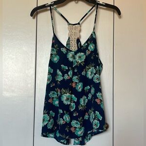 Rue 21 Floral Spaghetti Strap Top